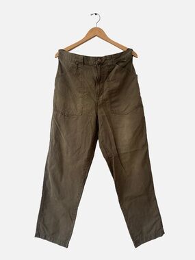 BDG Men's Cotton Straight Leg Olive Work Pant